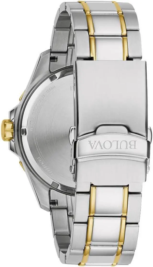 Alt view image 2 of 3 - Bulova 98B384 Mens Marine Star Two-Tone Watch
