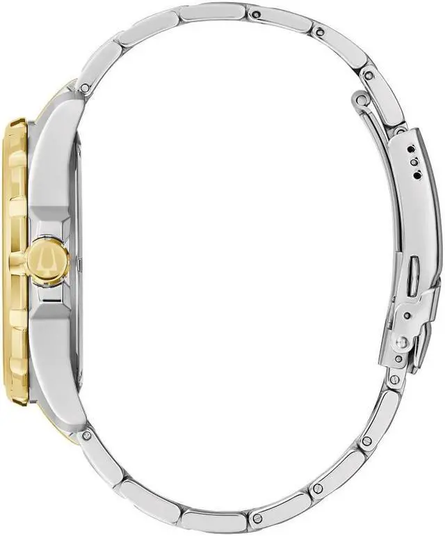Alt view image 3 of 3 - Bulova 98B384 Mens Marine Star Two-Tone Watch