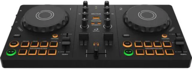 Alt view image 2 of 9 - Pioneer DJ DDJFLX2 AlphaTheta Compact 2-Channel DJ Controller - Black