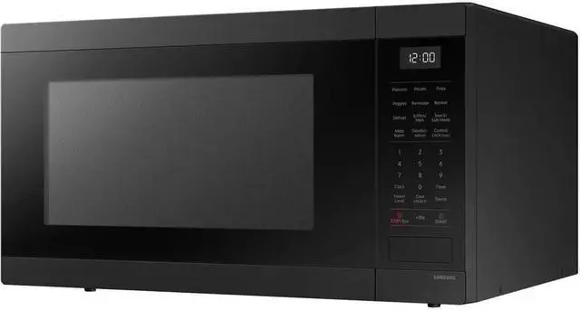 Alt view image 2 of 5 - Samsung MS19DG8500MT 1.9 Cu. Ft. Matte Black Steel Countertop Microwave