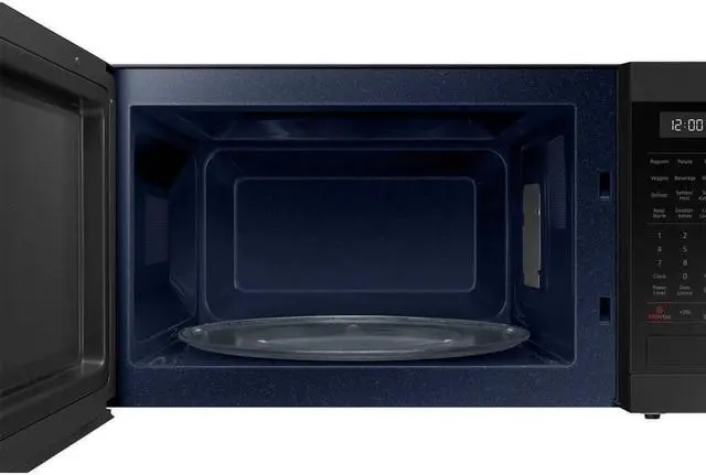 Alt view image 3 of 5 - Samsung MS19DG8500MT 1.9 Cu. Ft. Matte Black Steel Countertop Microwave