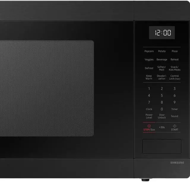 Alt view image 5 of 5 - Samsung MS19DG8500MT 1.9 Cu. Ft. Matte Black Steel Countertop Microwave