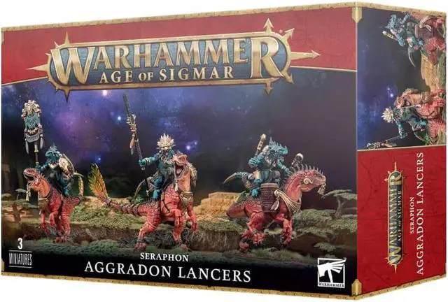 Main image of Games Workshop GW8818 Warhammer Age of Sigmar Seraphon: Aggradon Lancers