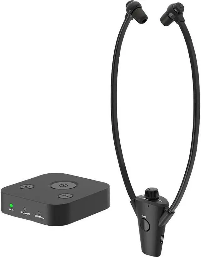 Alt view image 3 of 4 - Acoustic Research ARHTV1T MySound Wireless TV Headset Lite