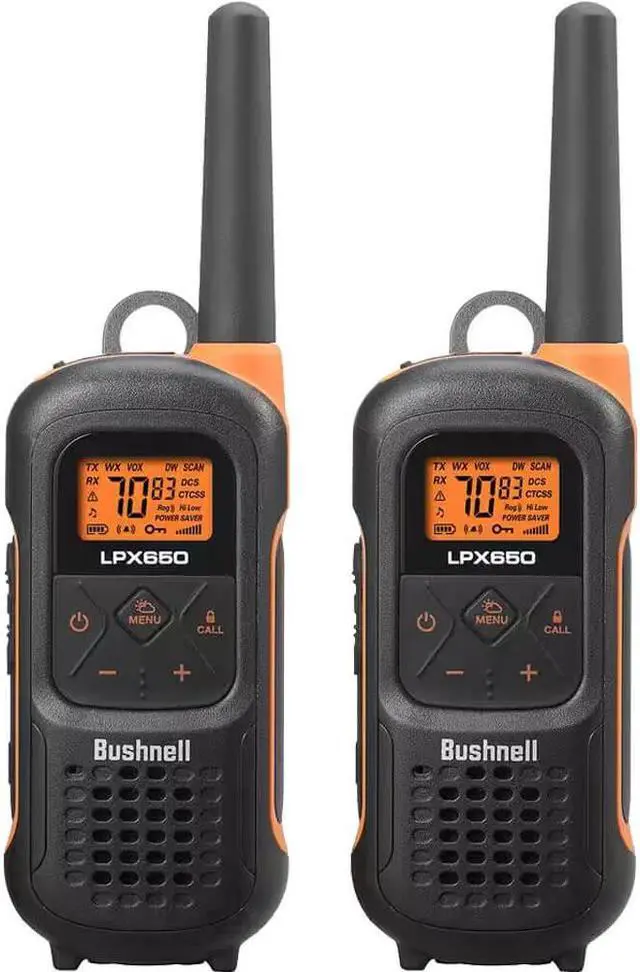 Main image of Bushnell LPX650 Waterproof Long Range 2-Way Radio Walkie-Talkies with Weather Radio