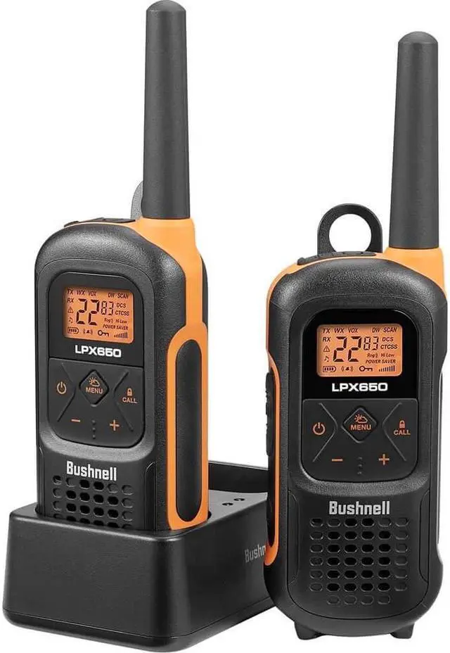 Alt view image 2 of 4 - Bushnell LPX650 Waterproof Long Range 2-Way Radio Walkie-Talkies with Weather Radio