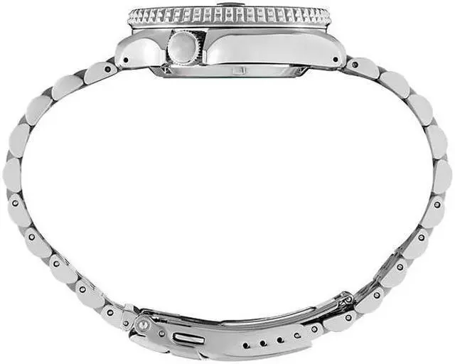 Alt view image 2 of 3 - Seiko SSK033 5 Sports SKX Automatic Silver-Tone GMT Series Watch