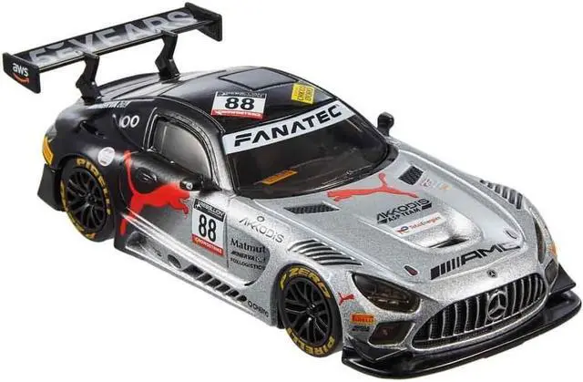 Alt view image 4 of 6 - Mattel HMD44 Hot Wheels Premium Real Riders Mercedes-AMG GT3 Collectible Toy Car
