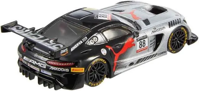 Alt view image 5 of 6 - Mattel HMD44 Hot Wheels Premium Real Riders Mercedes-AMG GT3 Collectible Toy Car