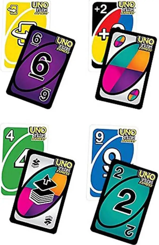 Alt view image 3 of 6 - Mattel GXD75 UNO Flip Express Card Game