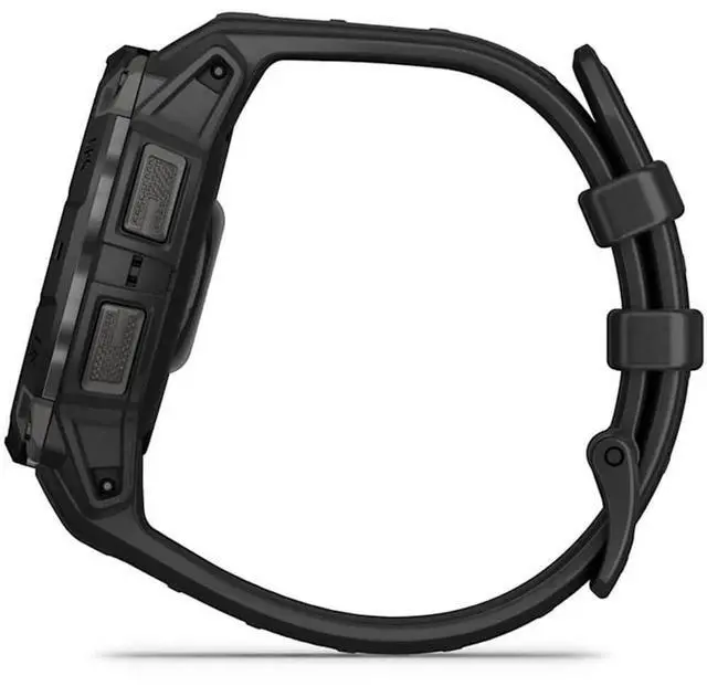 Alt view image 4 of 14 - Garmin Instinct® 3 45mm, AMOLED Display, Rugged Outdoor GPS Smartwatch, Metal-Reinforced Bezel, Built-in Flashlight, Up to 18 Days of Battery Life, Black