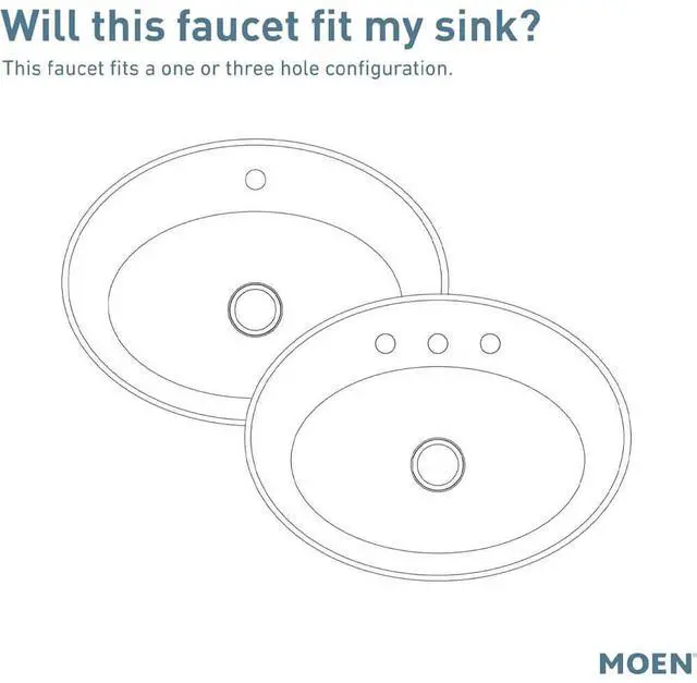 Alt view image 5 of 7 - Moen 84540SRN LISO Single Handle Bathroom Faucet - Brushed Nickle