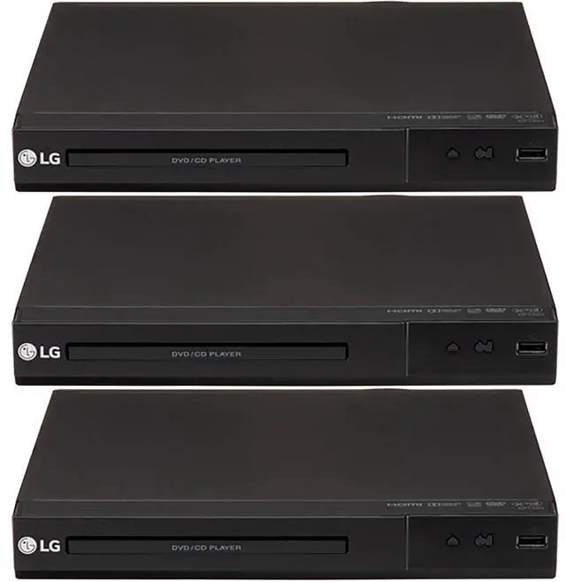 Main image of LG DP132H3PK Multi Format 1080p Upscaling DVD Player - 3 Pack