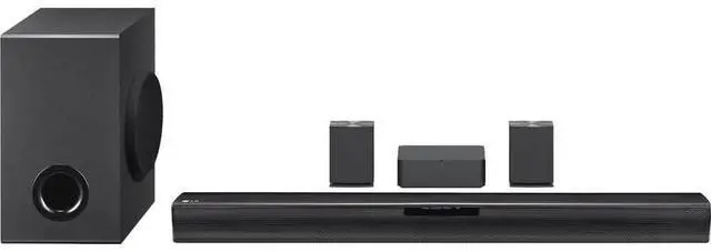 Main image of LG SQC4R 4.1 Ch Soundbar with Wireless Subwoofer and Rear Speakers