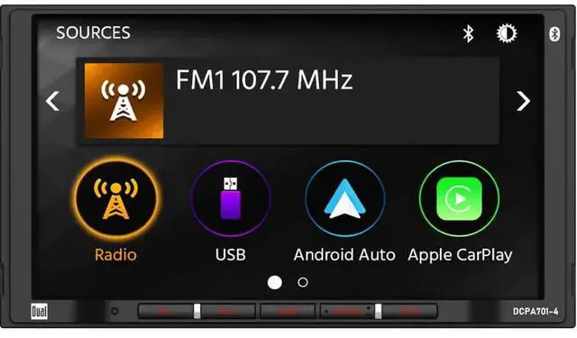 Main image of Dual DCPA7014 7 inch Digital Media Receiver with Carplay and Android Auto