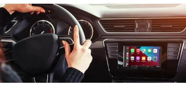 Alt view image 7 of 7 - Dual DCPA7014 7 inch Digital Media Receiver with Carplay and Android Auto