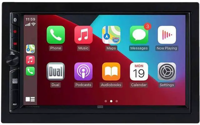 Main image of Dual DCPA723W 7 inch Digital Media Receiver with Android Auto and Apple CarPlay