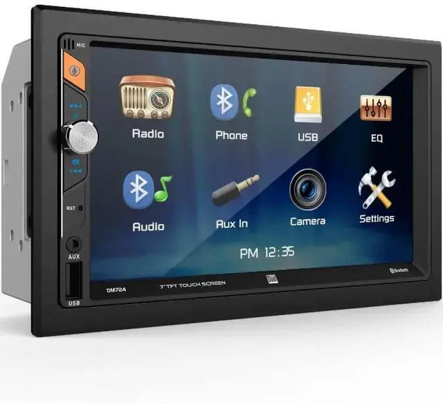 Alt view image 2 of 6 - Dual DM724 7 inch Digital Media Receiver with Built-In Bluetooth