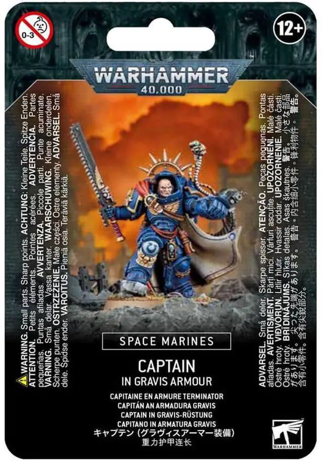 Main image of Games Workshop GW4870 Warhammer 40K: Space Marines: Captain in Gravis Armor
