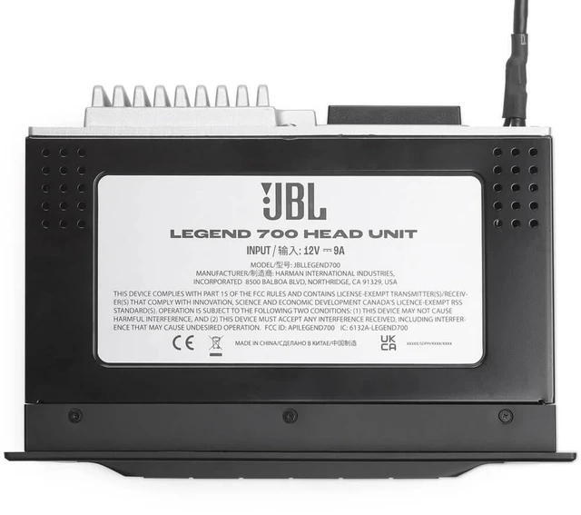 Alt view image 5 of 12 - JBL LEGEND700 7 inch Legend 700 Series Digital Media Receiver with CarPlay and Android Auto
