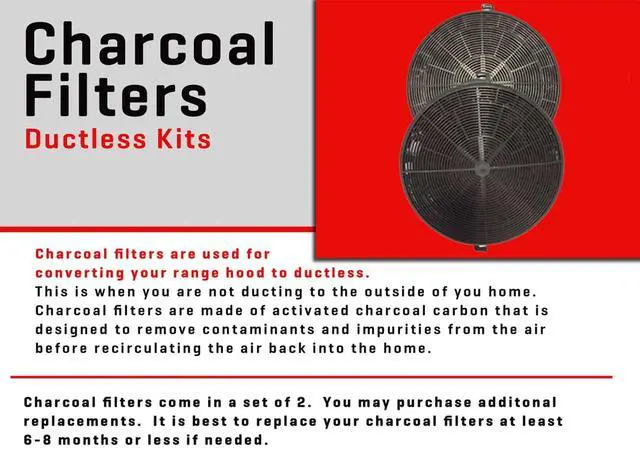 Alt view image 2 of 4 - ZLINE Charcoal Filters (CF1)