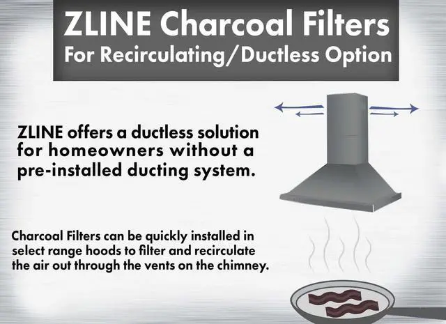 Alt view image 4 of 4 - ZLINE Charcoal Filters (CF1)