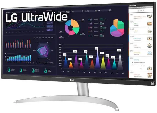 Alt view image 3 of 7 - LG 29" UltraWide FHD HDR10 AMD FreeSync IPS Monitor with USB Type-C