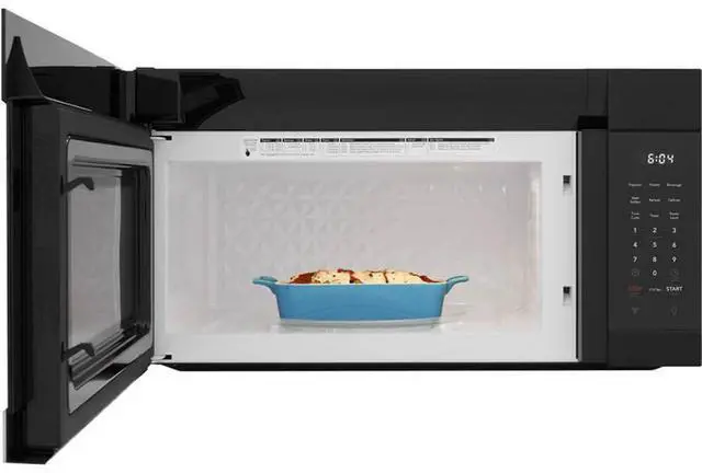 Alt view image 5 of 5 - Frigidaire FMOS1746BB 1.7 Cu. Ft. Black Over-the-Range Microwave