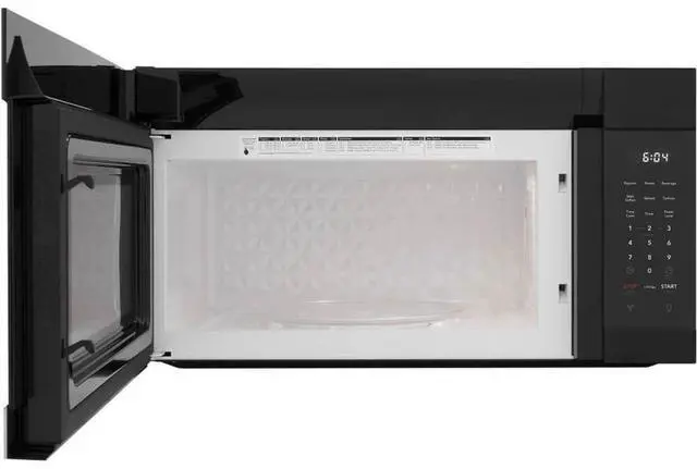Alt view image 3 of 5 - Frigidaire FMOS1746BB 1.7 Cu. Ft. Black Over-the-Range Microwave
