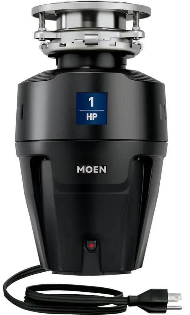 Main image of Moen EX100C 1 Horsepower Chef Series Continuous Feed Garbage Disposal - Corded