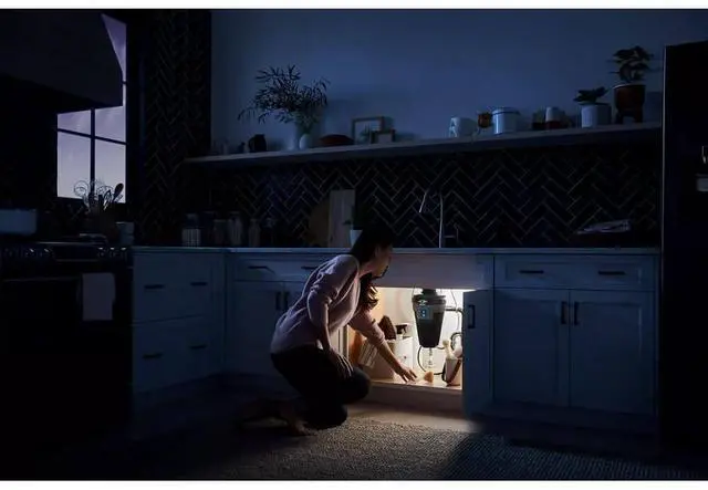 Alt view image 3 of 5 - Moen EXL100C 1 Horsepower Chef Series Continuous Feed Garbage Disposal with Light - Corded