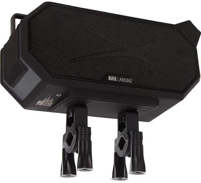 Alt view image 6 of 7 - ALTEC LANSING IMW1402BLKRB Hydraboom 2.0 Everything Proof Bluetooth Speaker - Black