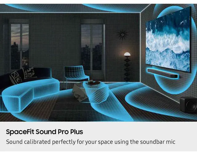 Alt view image 3 of 20 - Samsung HWQ990F 11.1.4 Channel Q-Series Soundbar with Subwoofer and Rear Speakers