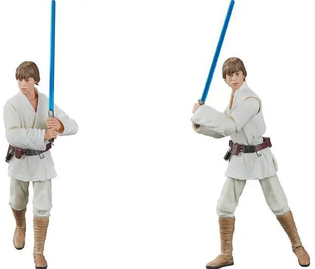 Alt view image 6 of 7 - Hasbro G1551 6 inch Star Wars The Black Series Star Wars: A New Hope Luke Skywalker Action Figure