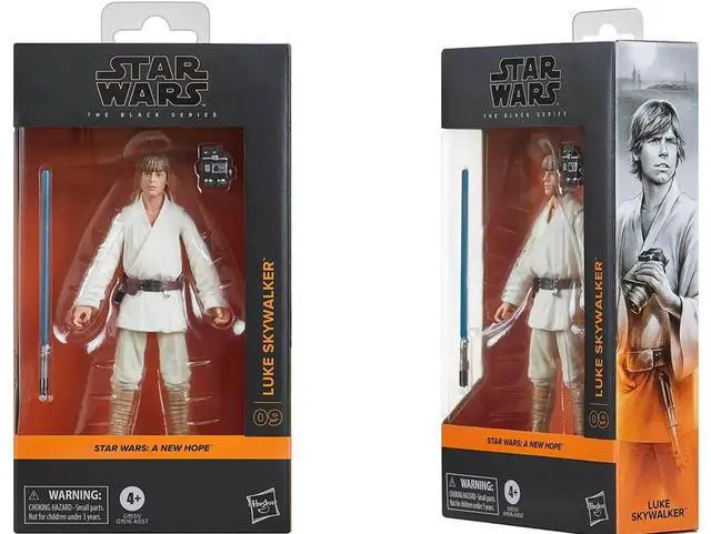 Alt view image 7 of 7 - Hasbro G1551 6 inch Star Wars The Black Series Star Wars: A New Hope Luke Skywalker Action Figure