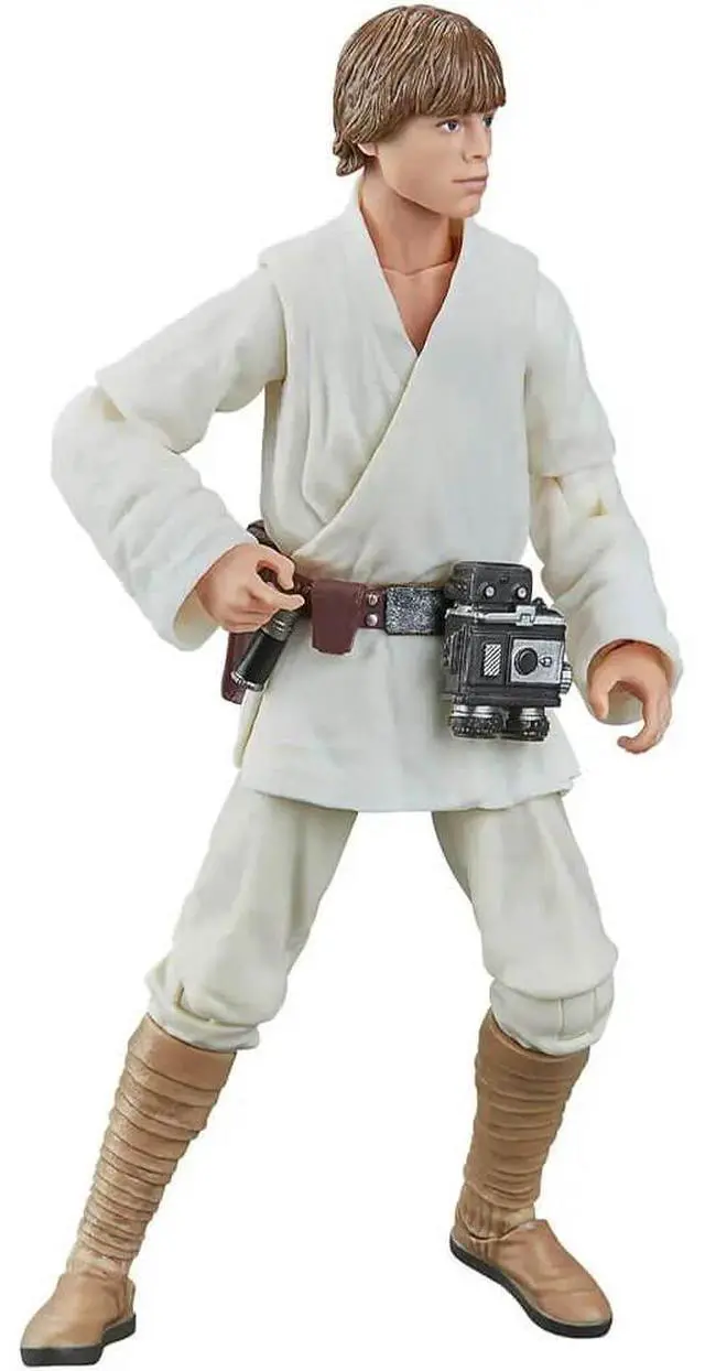 Alt view image 3 of 7 - Hasbro G1551 6 inch Star Wars The Black Series Star Wars: A New Hope Luke Skywalker Action Figure