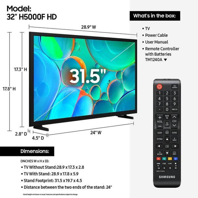 Alt view image 7 of 7 - Samsung UN32H5000F 32 inch Class H5000F Series HD Smart LED TV