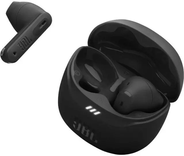 Alt view image 5 of 12 - JBL TFLEX2BLK Tune Flex 2 True Wireless Noise Cancelling Earbuds - Black