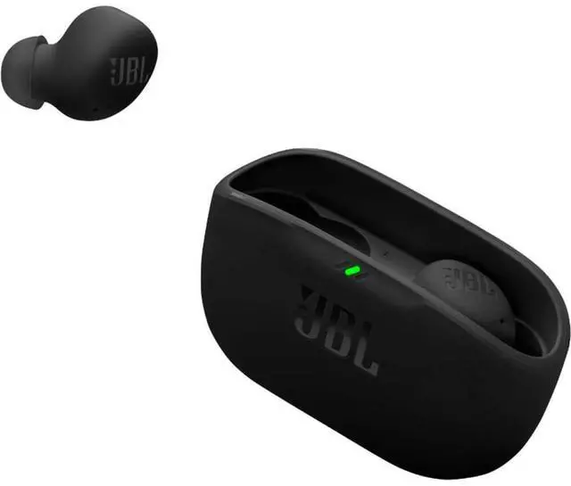 Alt view image 6 of 14 - JBL VBUDS2BLK Vibe Buds 2 True Wireless Noise Canceling Earbuds - Black