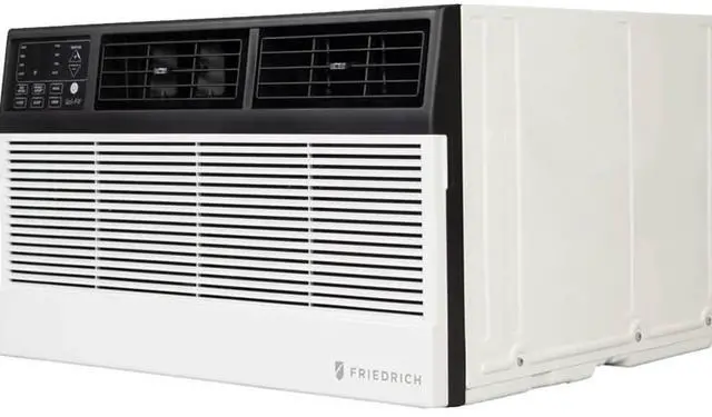 Alt view image 2 of 4 - Friedrich UET08B11A 8,000 BTU Heat/Cool Through-the-Wall Smart Air Conditioner
