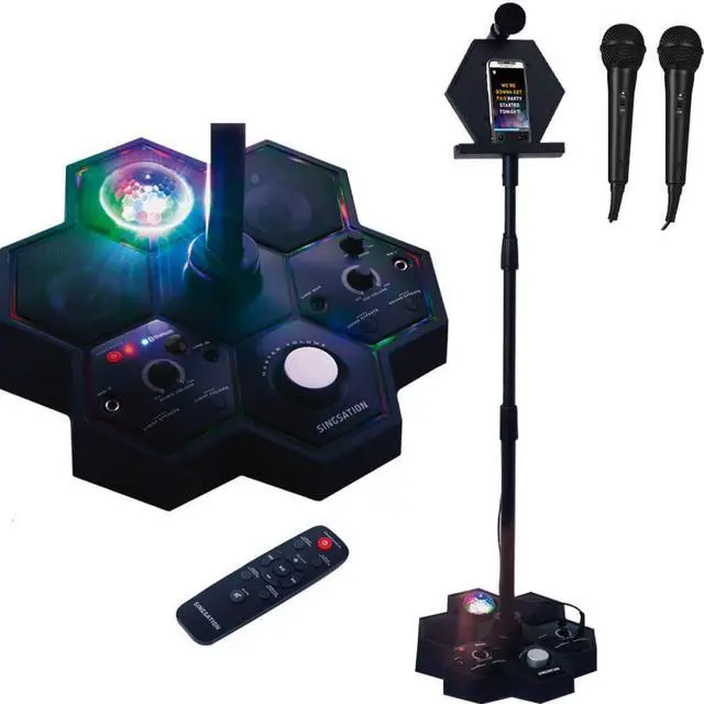 Main image of Singsation SPKA720 Performer Deluxe All-In-One Karaoke Party System - Black