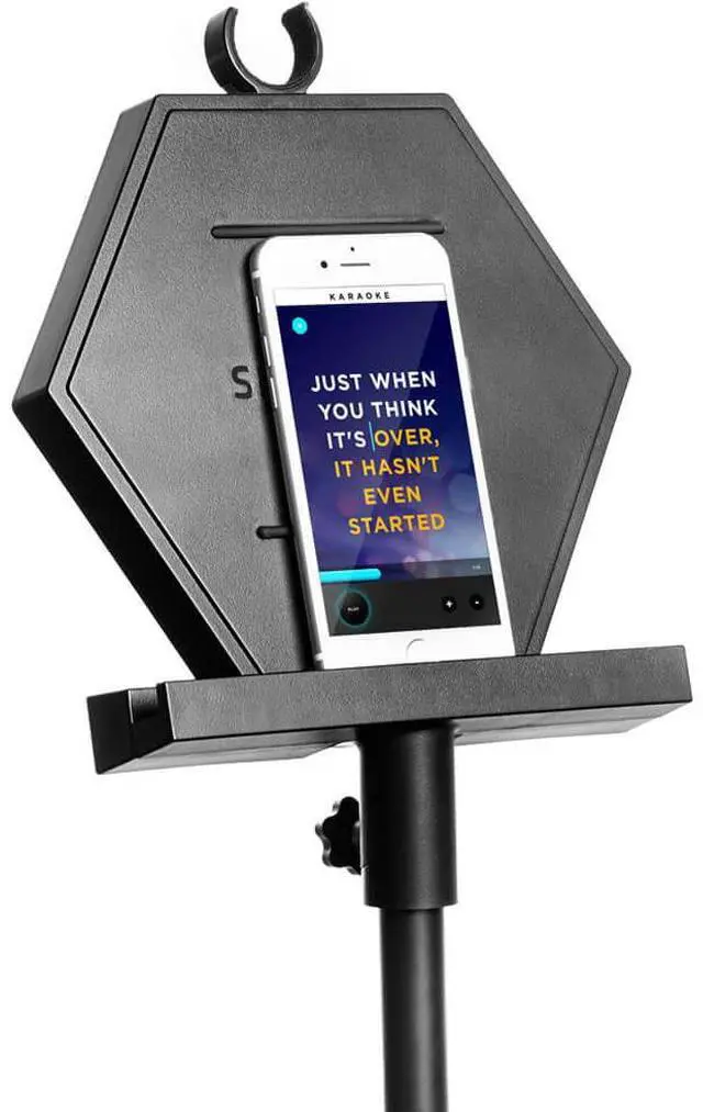 Alt view image 5 of 6 - Singsation SPKA720 Performer Deluxe All-In-One Karaoke Party System - Black