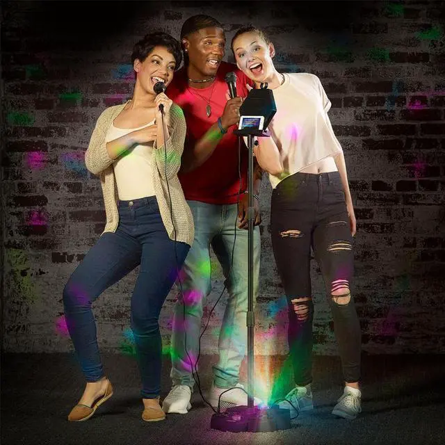 Alt view image 6 of 6 - Singsation SPKA720 Performer Deluxe All-In-One Karaoke Party System - Black