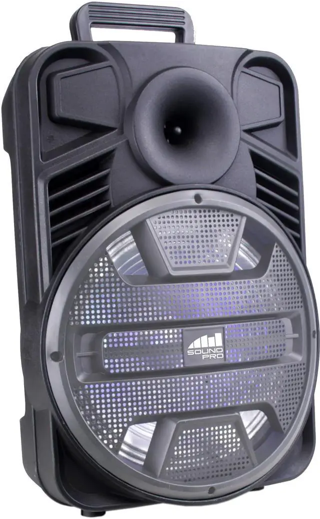 Main image of Naxa NDS1231 Portable 12 inch 3,000 Watt Bluetooth Party Speaker with Disco Light