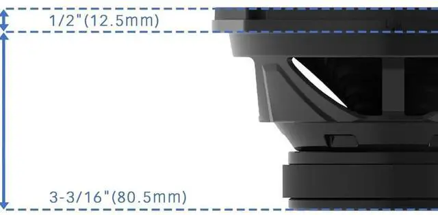 Alt view image 3 of 14 - Kenwood KFC6998 6x9 inch Oval 5-Way Car Speakers - Black