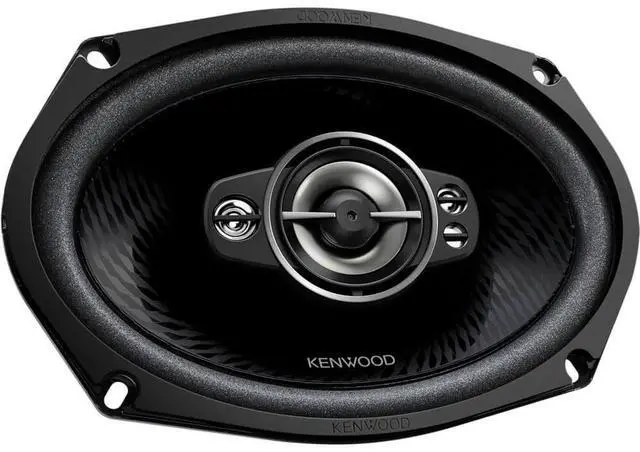 Alt view image 7 of 14 - Kenwood KFC6998 6x9 inch Oval 5-Way Car Speakers - Black