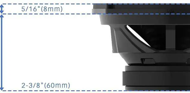 Alt view image 3 of 11 - Kenwood KFCC6898 6x8 inch Oval 2-Way Car Speakers - Black