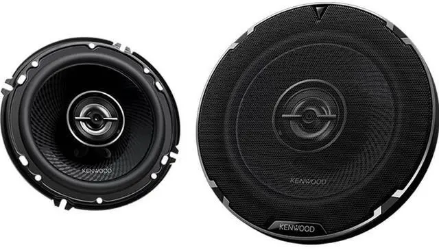 Main image of Kenwood KFC1698 6-1/2 inch Round 2-Way Car Speakers - Black