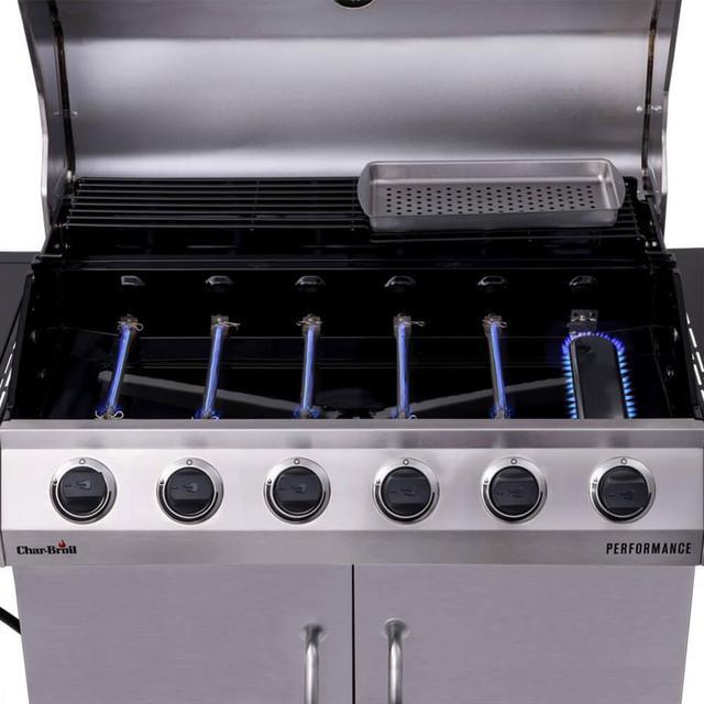 Alt view image 4 of 7 - Char-Broil 463229521 Performance Series 6-Burner Gas Grill - Stainless