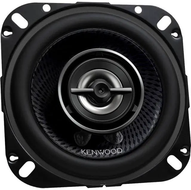 Alt view image 6 of 14 - Kenwood KFC1098 4 inch Round 2-Way Car Speakers - Black